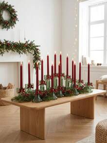 Light Luxury Exquisite High-Quality Glass Candle Holder DIY Gift Set Includes (Candle Holder + Bow + Heart Sticker) Suitable For Home Decor, Room Decor, Party And Holiday Decoration, Office Decor, Living Room Accessory, Also Perfect Gift For Christmas, Halloween, Wedding, New Year With Great Atmosphere - Elegant Gift - View 10