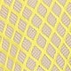 Cream Mesh Base - Yellow Small Diamond Pattern
