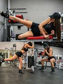 1pc Fitness Ankle Strap Leg Muscle Trainer Glute And Leg Workout Band Leg Hook Cable Machine Accessory - Multicolor - View 6