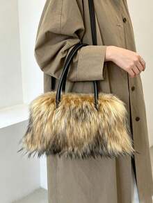 Women's Handbag Suitable For Daily Outings, Travel, Shopping And Strolling - Yellow - View 2