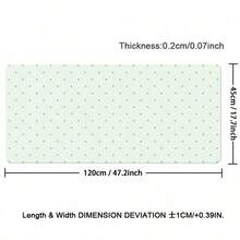 Korean Ins Japanese Anime Light Green Polka Dots Bow Sweet Girl's Room Y2K Girl PU Leather Mouse Pad Office Study Room Desk Waterproof Tablecloth Computer Keyboard Game Mouse Pad Table Mat - View 11