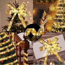 Dua Warna Pita Natal. Lampu Hias Bertenaga Baterai. Lampu Dekoratif Ruangan Musim Gugur/Musim Dingin. Lampu Malam Kamar Tidur. Lampu Gantung Peri Pernikahan. Dekorasi Pohon Natal dan Dekorasi Halloween. Lampu Pita Pembungkus Kado. - Lampu pita Natal - View 5