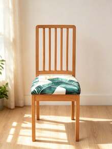 1/4/6 Pcs Elastic Removable Dust-Proof Anti-Slip Dining Chair Covers, Printed Floral Chair Protector Suitable For Home Decor, Hotel, Restaurant And Banquet Living Room Decoration - Multicolor - View 4