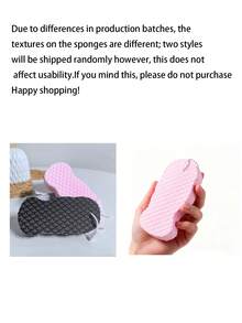 1pc Painless Exfoliating Bath Sponge Towel, High-Density Sponge Deeply Removes Dead Skin, Gentle Skin-Friendly Design, Easy To Scrub Away Dirt, Portable Bathing Accessory, Suitable For Bathroom, Gym, Hotel And Rental Apartment Daily Use - Multicolor - View 6