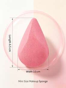 Mini Multi‑Color Makeup Sponge Set, Water‑Activated Expanding Beauty Sponge For Foundation Concealer Powder, Soft Polyurethane Blending Sponge For Beginners - Multicolor - View 3