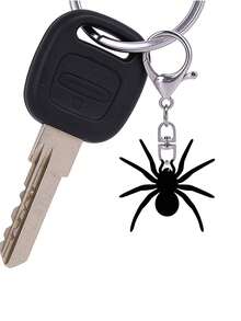 Llavero de acrílico con diseño de araña negra de Halloween, llavero de estilo gótico, llavero de estilo oscuro, colgante creativo para bolso, llavero personalizado de nicho, colgante con elemento de Halloween, llavero artesanal, regalo para pareja/mejor amigo, colgante personalizado para llave de coche, colgante de estilo oscuro para chica, pequeño regalo creativo de vacaciones, accesorio versátil para bolso, llavero peculiar, colgante de estilo oscuro, estilo gótico - Multicolor - Ver 8