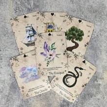 Dek Kartu Lenormand Modern 36 Kartu Permainan Kartu Oracle untuk Ramalan & Peramalan, Desain Kunci Mistik Gaya Tarot Permainan Papan, Hadiah Penyembuhan Spiritual untuk Pemula - MultiWarna - View 7