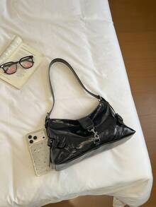 2026 New Fashion Versatile Large Capacity Casual Design Shoulder Crossbody Women's Bag - Black - View 9