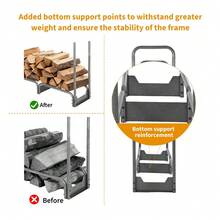 Firewood Racks - Black - View 3