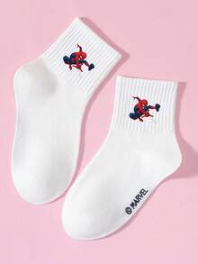 Disney 1-5 Pairs Mid-Calf Socks, Children's All-Season Sports Casual Socks - Multicolor - View 6