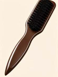 Unisex Boar Bristle Hair Brush And Beard Brush - Fragrance-Free Professional Hairstyling Brush, Suitable For Thick/Thin Hair, Can Clean Ombre Hairstyles And Electric Trimmers, Create Smooth Hairstyles, Essential For Back To School And Travel, Also Suitable For Women's Hair Accessories, Combs, Brushes And Trimming Brushes. - Multicolor - View 5