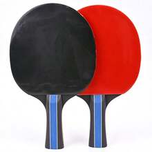 2pcs Professional Adult Table Tennis Rackets For Training And Competition, Shakehand And Penhold, Double-Sided Inverted Rubber, Handle - Multicolor - View 10