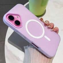 Original Candy 2合1 啞光磁吸手機殼，適用 18 Pro Max 17 16 15 14 13 12 11 Plus Pro 背蓋 - 紫色 - 查看 4