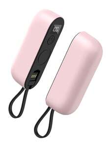 [2pcs/Set] Penghangat Tangan Musim Dingin Isi Ulang USB Magnetik yang Dapat Dilepas, Mini Portabel yang Dapat Dipisahkan, Tampilan Level Baterai, 3 Tingkat yang Dapat Diatur, Tali Pengikat Juga Berfungsi Sebagai Kabel Pengisi Daya untuk Perjalanan yang Nyaman, Masing-masing Dengan Baterai Isi Ulang 3000mAh Terintegrasi [Langkah Pengisian Daya Dapat Dilihat pada Gambar Pratinjau] - 2 bungkus - View 9