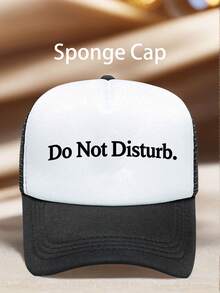 1pc Men's Hats 'Do Not Disturb' Printing Hats For Men Adjustable Hat UV Protection Perfect For Hiking, Beach Parties, Everyday Wear, And Travel - Multiple Styles - View 10