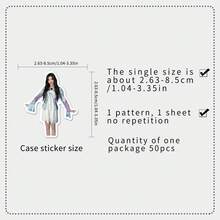 Hasbro 50pcs BABYMONSTER Graffiti Stickers, Korean Girl Group Star Decorative Stickers For Water Bottle, Phone Case, Notebook - Multicolor - View 8