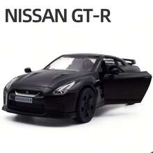 Model Mobil Nissan GTR Realistis Skala 1:36 dari Paduan Logam, Tersedia Berbagai Warna, Pintu Dapat Dibuka, Penggerak Tarik Mundur, Hadiah Halloween, Natal, Ulang Tahun - MultiWarna - View 6