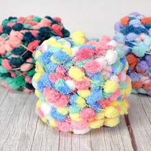Super Soft Yarn Balls, Suitable For Making Warm Handmade Blankets, Cushions, Carpets, Coats, Vests, Crafts, Storage Baskets, Hats And Scarves. 100% Polyester Material, 4 Pieces Per Bag, Weight - Multicolor - View 8