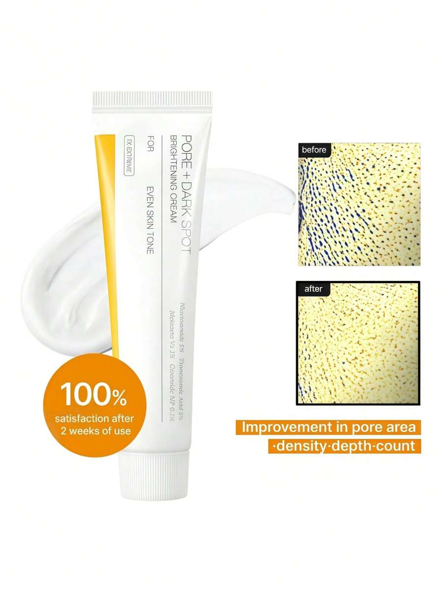 Pore Refining & Brightening Cream | Contains Niacinamide, Tranexamic Acid, TXA Cream, Shrinks Pores, Gentle & Non-Irritating, Moisturizing & Nourishing, Suitable For Sensitive Skin, 35ml - Multicolor - View 1