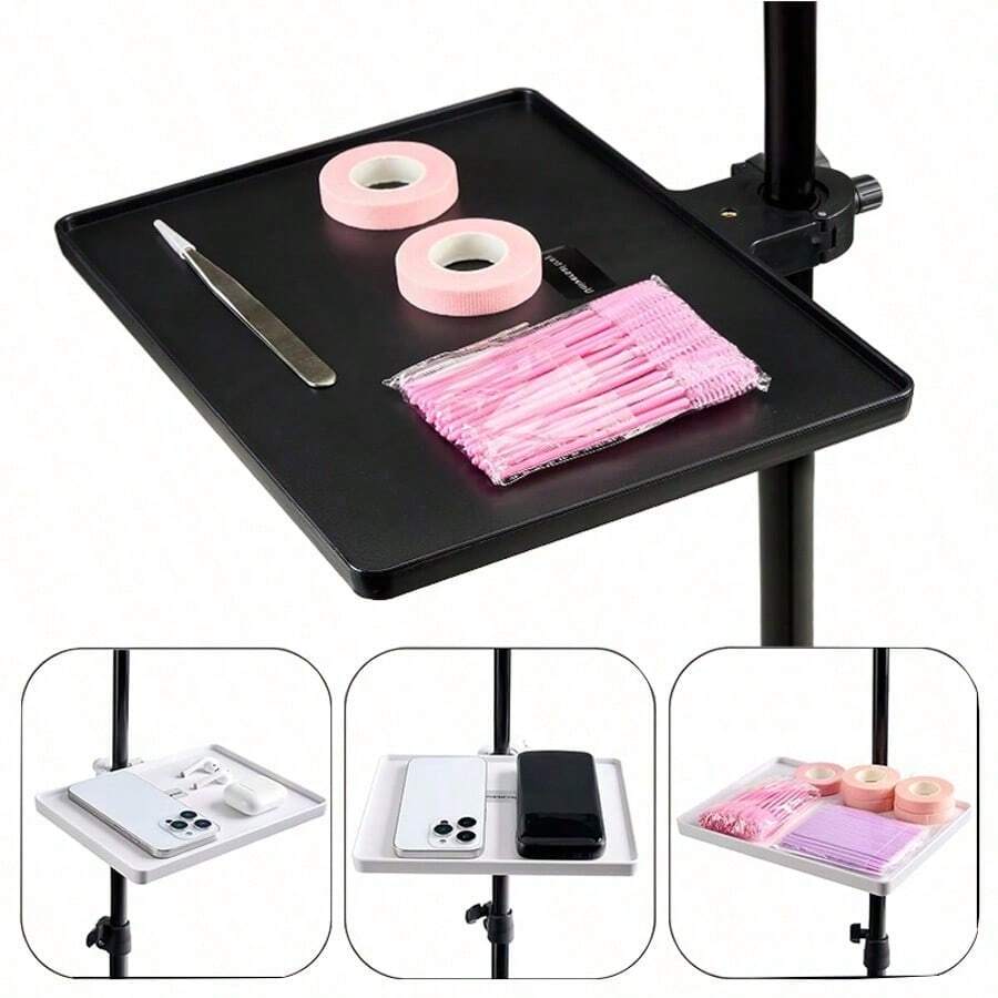 Adjustable Plastic Eyelash Tray Storage Rack, Essential Organizer For Eyelash Extension Tools And Cosmetics, Eyelash Accessories - Multicolor - View 1