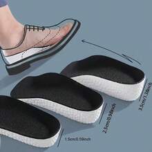 Height Increase Insoles For Men & Women,Ultra-Comfortable Shock-Absorbing Insoles - Invisible Soft Sole , Breathable & Shock Absorbing, Comfortable For Sports & Daily Wear, - Multicolor - View 1