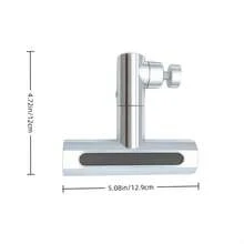 180° Rotating Kitchen Faucet Extender, Multi-Function Water Spout, 4-Mode Anti-Splash Aerator, Universal Threaded Kitchen Sink Faucet - 3-mode Feather Waterfall Faucet Silver - View 5