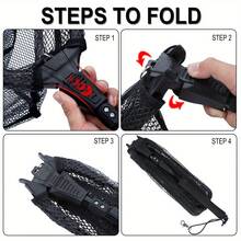 Set Jaring Pancing & Tang Penjepit Ikan 3 Buah, Jaring Pancing Lipat Portabel 80cm/105cm/125cm dengan Tiang Teleskopik, Jaring Pancing Tahan Lama dari Baja Tahan Karat, Tang Penjepit Ikan dari Baja Tahan Karat, Alat Pelepas Kail, Pembuka Cincin, Perlengkapan Penjepit Ikan - MultiWarna - View 8