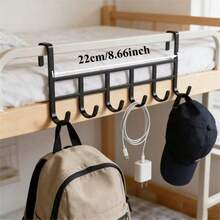 Kitchen Cabinet Door 6-Hook Wall-Mounted Over-The-Door Storage Rack For Kitchen Cabinets, Hanging Rack For Hanging Clothes - View 6