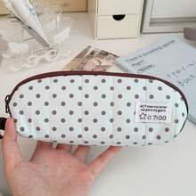 Cute 3D Angel Wings Pencil Case, Polka Dot Quilted Pen Bag, Large Capacity Stationery Pouch For Back To School, Zipper Pencil Pouch For Girls Students - Multicolor - View 14