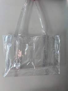 Sacola transparente multiuso JUMBO Reforçada - Transparente - Visão 6