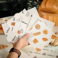 300pcs Pre-Cut Non-Stick Baking Paper, Food Basket Liners, 100/200pcs Grease-Proof Food Container Liners, Suitable For BBQ, Picnic, Party, Holiday - View 2