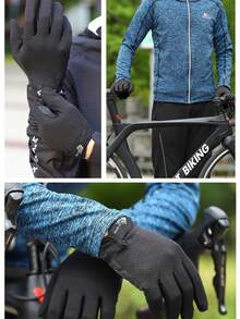 WEST BIKING Bicycle And Motorcycle Riding Gloves Shock Absorbing Anti Slip Touchscreen Friendly Multifunctional Sports Gloves - Multicolor - View 11