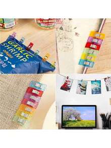 20/10pcs Mini Assorted-Color Hemming Clips – Plastic Quilting, Sewing, Scrapbooking, And Fabric Clips For DIY Crafts - A - View 5