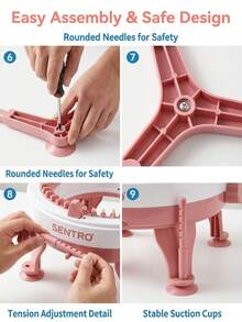 1 Set Mesin Rajut Tangan 22/40/48 Jarum, DIY Syal Topi Sweater dan Kaos Kaki, Merajut Cepat Topi, Syal, Sarung Tangan dan Sweater - A - View 5