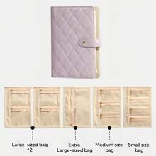 1 Set Book-Shaped Travel Jewelry Storage Album, Detachable Inner Pages Anti-Oxidation Jewelry Storage Box, Necklace Earring Ring Bracelet Storage Rack, Suitable For Women - Jewelry Organizer Book - View 10
