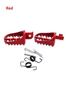 1pair Motorcycle Footpegs Accessories, Offroad Footpegs, Motorcycle Upgrade Parts, Durable Aluminum Alloy Footpegs, Reinforced Structure, Lightweight Aluminum Alloy Material - A - View 7