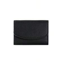 Y2K Metallic Shimmer Small Trifold PurseSnap Closure Multi-Card Slots Wallet - Multicolor - View 16