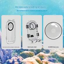 Quick Release Invisible Diving Case With Magnetic Anti-Fog Underwater Waterproof Cover For Insta360 X6 - View 8