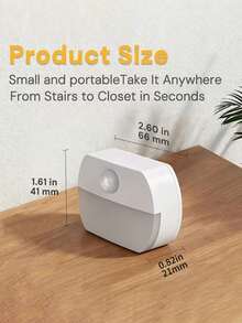 LED Motion Sensor Night Light, Soft Light Eye-Protection Floor/Wall Lamp, Suitable For Bedroom, Bedside, Hallway, Stairs, Closet, Entryway, Bathroom, Study, Living Room - Motion Sensor Light - View 9