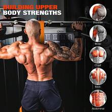 Men's Chest Workout Resistance Band, Adjustable Pull-Up Assist Band, Fitness Training Band - Multicolor - View 5
