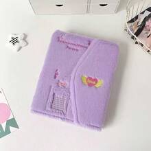 A5 Loose Leaf Plush Rabbit Cat Puppy Bear Card Album Planner Notebook - A5 - View 6