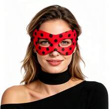 1 buah Topeng Kumbang Polkadot Halloween, Hadiah Sederhana, Perlengkapan Kostum Panggung Pertunjukan Dewasa - MultiWarna - View 6