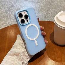 Original Candy 2-In-1 Matte Magnetic Case Compatible With Iphone 18 Pro Max 17 16 15 14 13 12 11 Plus Pro Back Cover - Blue - View 6