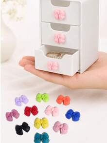 1/2pcs 3-Layer Mini Drawer Storage Box, Suitable For Storing Jewelry, Hair Accessories And Small Items, Applicable For Bedroom, Bathroom, Office And Study, Practical Desktop Storage And Decoration - Multicolor - View 11