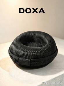 DOXA品牌標誌圓形手錶保護殼，耐磨防潮，便攜式單隻手錶禮品收納盒，適合手錶收藏家 - 黑色 - 查看 5
