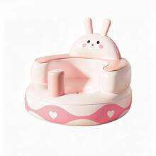 1 buah Bantal Kursi Tiup Kartun, Pompa Udara Terintegrasi, Kursi Bayi Tiup Portabel, Cocok untuk Bayi Usia 3-36 Bulan, Bantal Lantai - MultiWarna - View 10