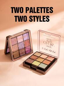 HANDAIYAN Palet Eyeshadow, Blush & Highlighter Multifungsi, Tahan Lama, Bercahaya, Riasan Multi-Efek, Palet Smoky Eye & Kontur Sehari-hari, Penting untuk Perjalanan Liburan, Wajib Dimiliki untuk Hari Valentine & Festival Musik, Sempurna untuk Musim Dingin - MultiWarna - View 9