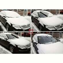 Foldable Car Windshield Cover - All-In-One Snow, Sun, And Frost Protection, Fully Protects Your Vehicle From Rain, Snow, And Intense Sunlight; Easy Installation And Removal, Practical For Travel, Outdoor Activities, And Daily Use - Multicolor - View 6