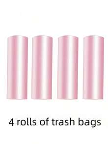 Pink Car Trash Can, Portable With Lid Car Garbage Bin, Includes Disposable Trash Bags, Suitable For Vehicle Waste Storage, Essential Car Accessory For Women, Large Capacity Design, Car Supplies - A - View 9