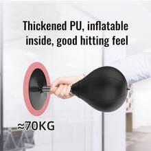 1pc Adult Boxing Speed Ball With Random Color Air Pump, Improve Reaction Ability And Hand-Eye Coordination, Birthday Gift, New Year Gift - Multicolor - View 9